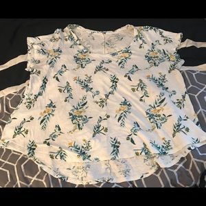 Lucky Brand Floral Top 1X